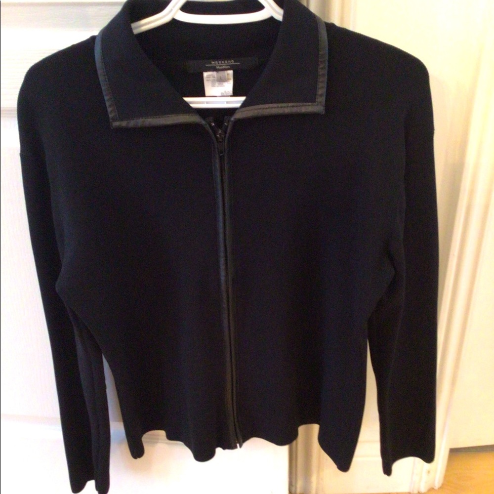 Max Mara zip up sweater